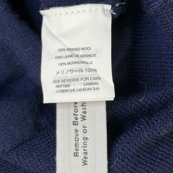 J.Crew Merino Wool Tie Shoulder Sweater Size Small - Picture 10 of 11
